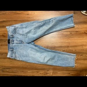 Rollas chopped relaxed fit jeans
